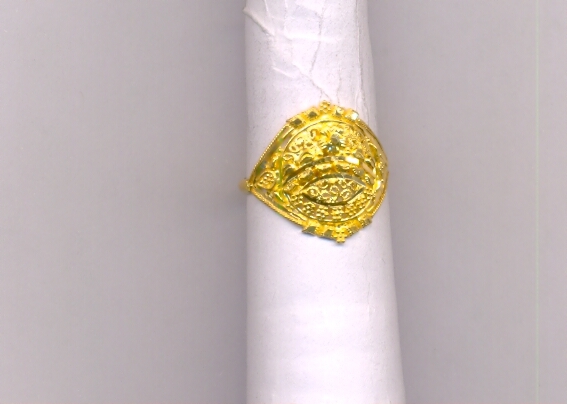 GOLD RING LADIES PLAIN FANCY