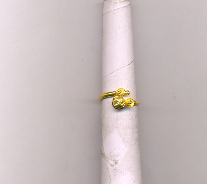 GOLD RING LADIES PLAIN FANCY