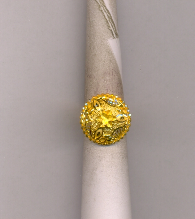 GOLD RING LADIES PLAIN FANCY
