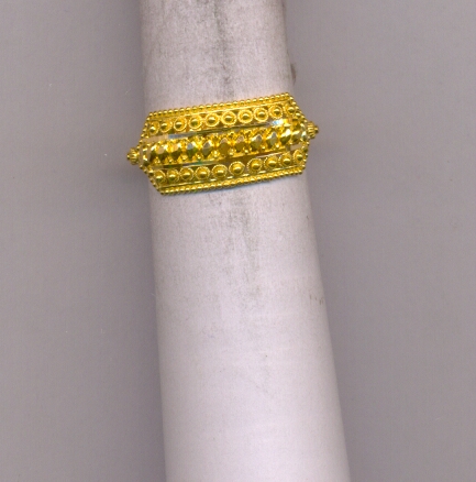 GOLD RING LADIES PLAIN FANCY