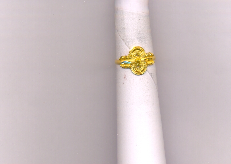 GOLD RING LADIES PLAIN FANCY