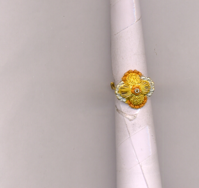 GOLD RING LADIES PLAIN FANCY