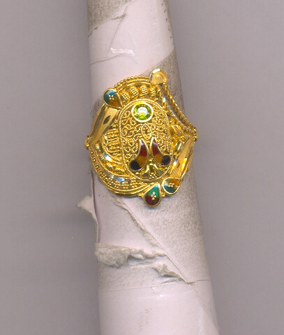 GOLD RING LADIES PLAIN FANCY
