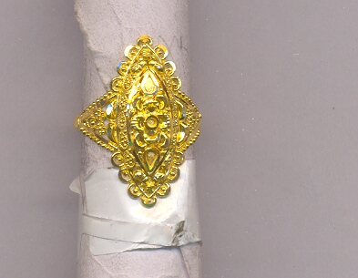 GOLD RING LADIES PLAIN FANCY