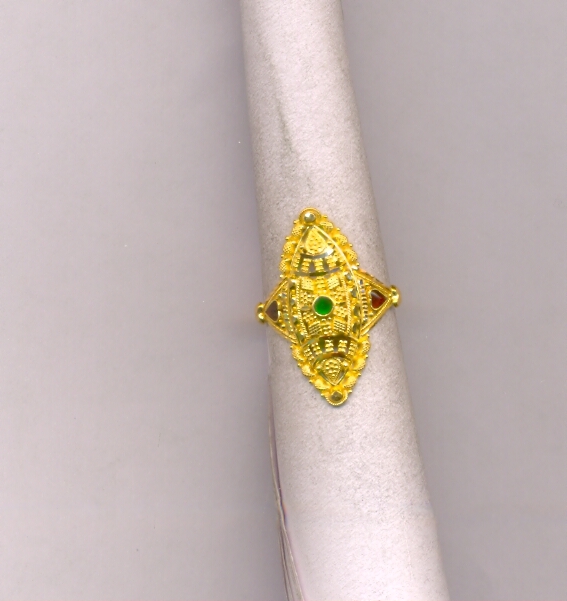 GOLD RING LADIES PLAIN FANCY