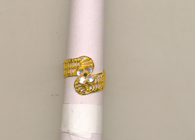 GOLD RING LADIES PLAIN FANCY