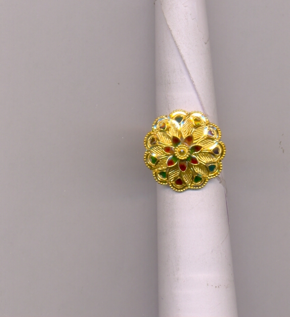 GOLD RING LADIES PLAIN FANCY
