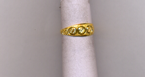 GOLD RING LADIES PLAIN FANCY