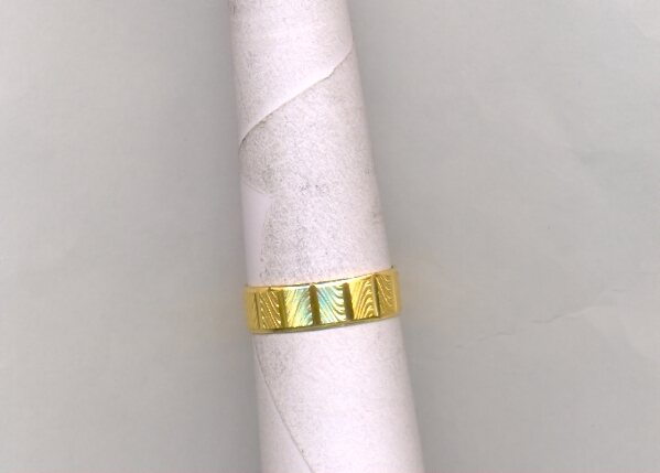 GOLD RING LADIES PLAIN FANCY