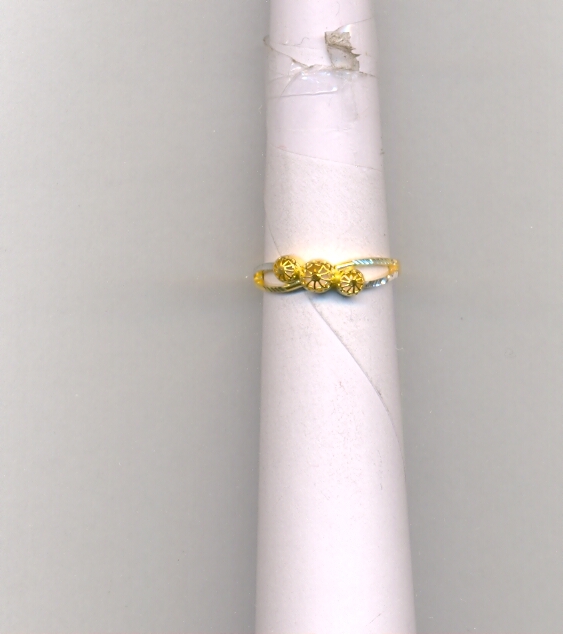GOLD RING LADIES PLAIN FANCY