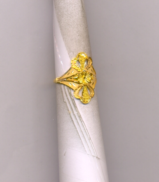 GOLD RING LADIES PLAIN FANCY