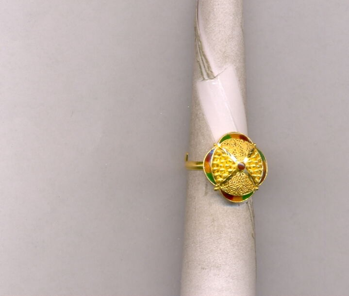 GOLD RING LADIES PLAIN FANCY