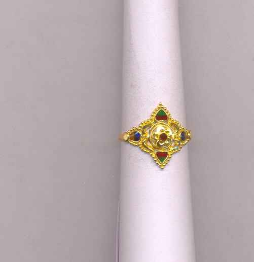 GOLD RING LADIES PLAIN FANCY