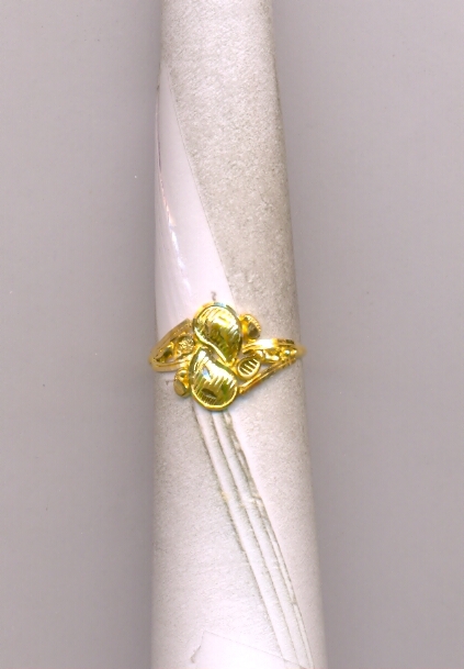 GOLD RING LADIES PLAIN FANCY