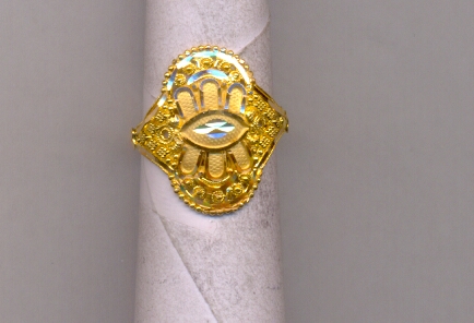 GOLD RING LADIES PLAIN FANCY