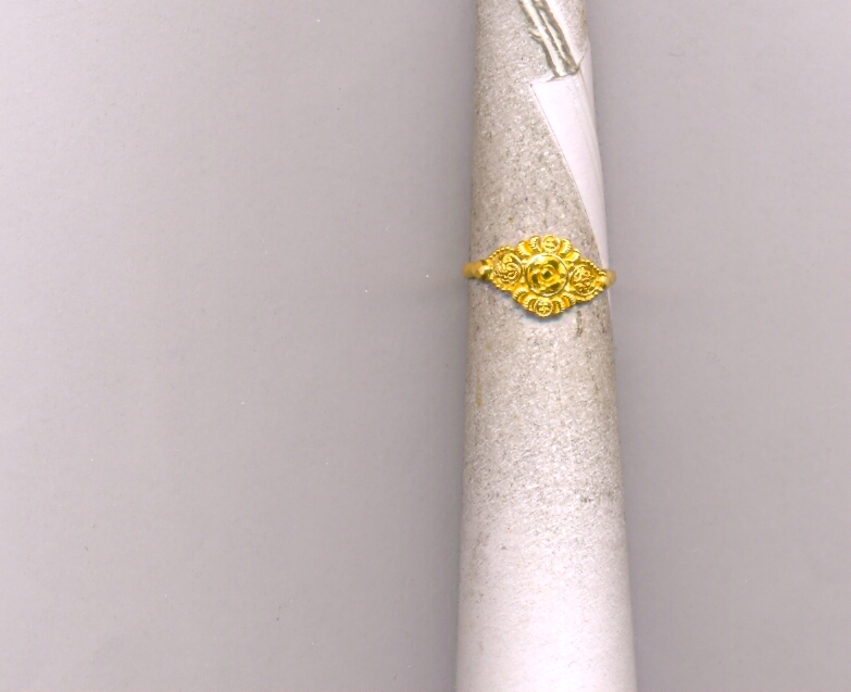 GOLD RING LADIES PLAIN FANCY