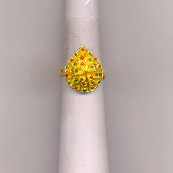 GOLD RING LADIES PLAIN FANCY