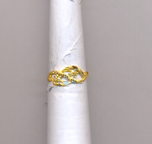 GOLD RING LADIES PLAIN FANCY