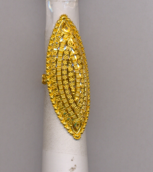 GOLD RING LADIES PLAIN FANCY