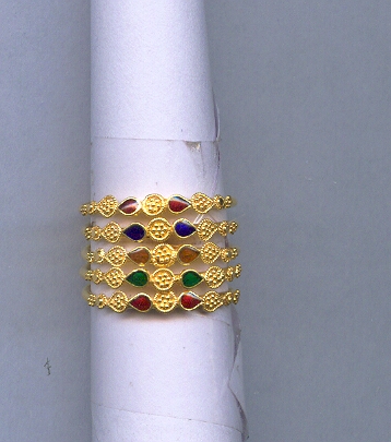 GOLD RING LADIES PLAIN FANCY