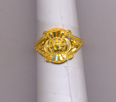 GOLD RING LADIES PLAIN FANCY