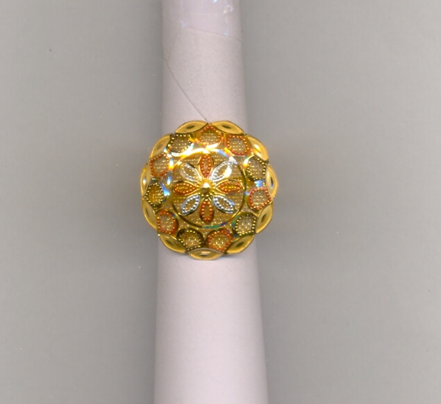 GOLD RING LADIES PLAIN FANCY