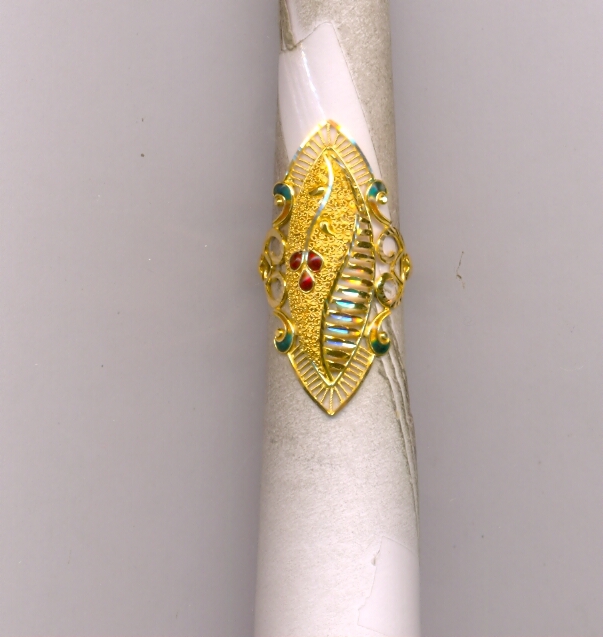 GOLD RING LADIES PLAIN FANCY