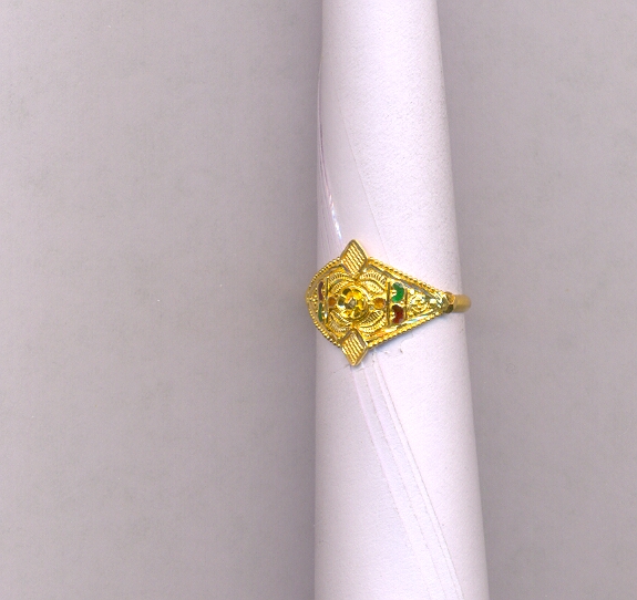 GOLD RING LADIES PLAIN FANCY