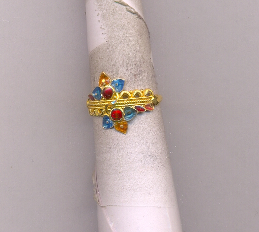 GOLD RING LADIES PLAIN FANCY