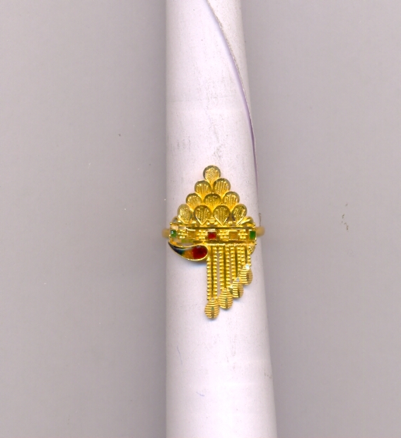 GOLD RING LADIES PLAIN FANCY