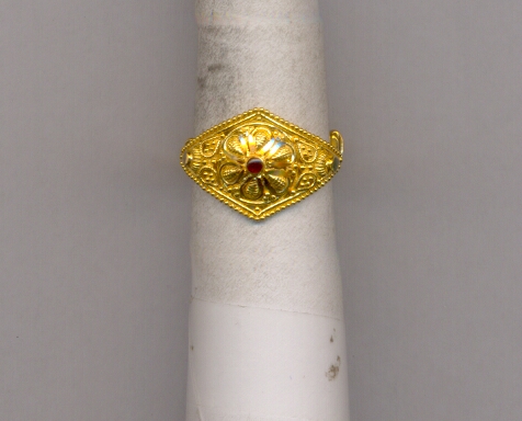 GOLD RING LADIES PLAIN FANCY