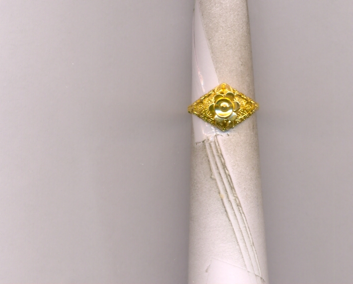 GOLD RING LADIES PLAIN FANCY