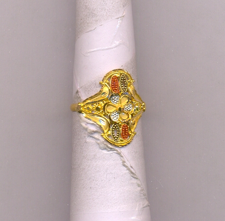GOLD RING LADIES PLAIN FANCY