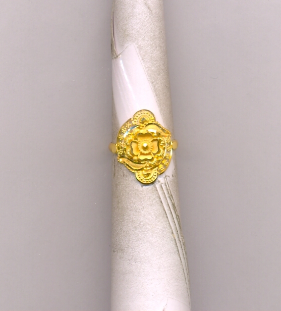 GOLD RING LADIES PLAIN FANCY