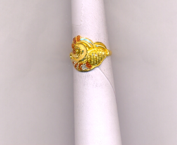 GOLD RING LADIES PLAIN FANCY