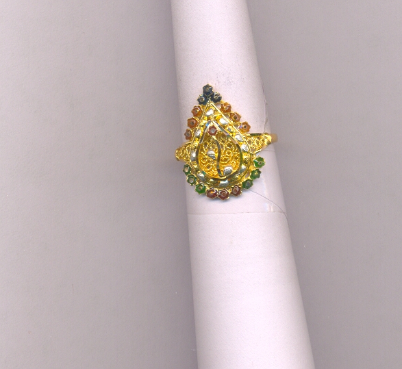 GOLD RING LADIES PLAIN FANCY
