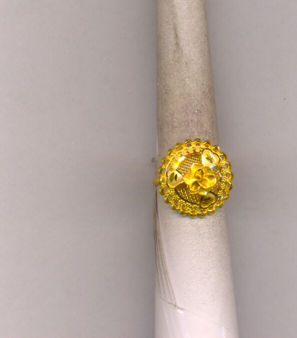 GOLD RING LADIES PLAIN FANCY