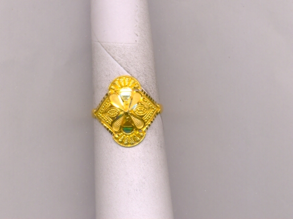 GOLD RING LADIES PLAIN FANCY