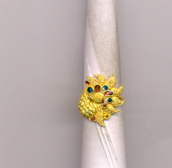 GOLD RING LADIES PLAIN FANCY