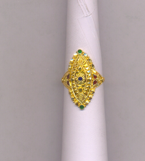 GOLD RING LADIES PLAIN FANCY