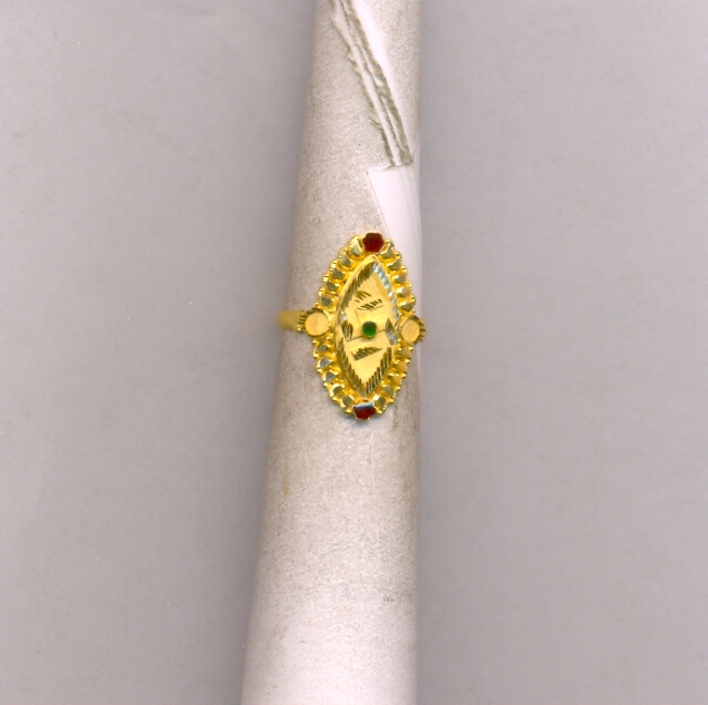 GOLD RING LADIES PLAIN FANCY