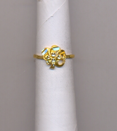 GOLD RING LADIES PLAIN FANCY