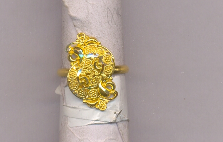 GOLD RING LADIES PLAIN FANCY