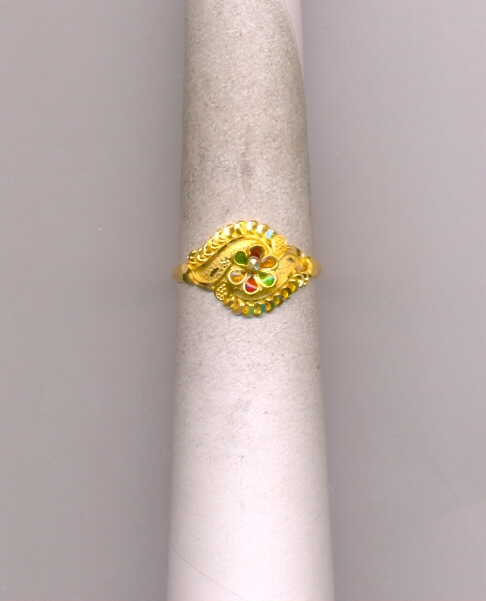 GOLD RING LADIES PLAIN FANCY