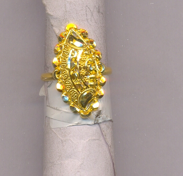 GOLD RING LADIES PLAIN FANCY