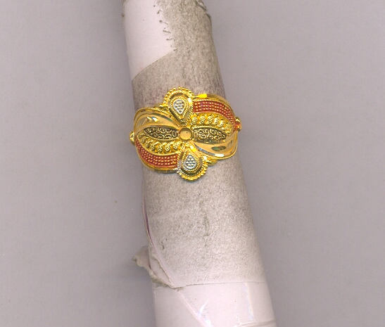GOLD RING LADIES PLAIN FANCY