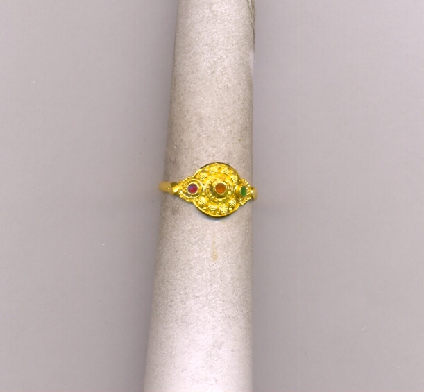 GOLD RING LADIES PLAIN FANCY