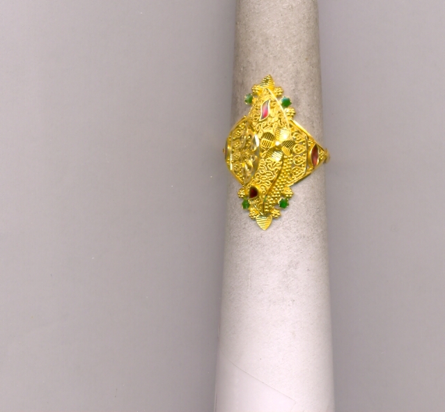 GOLD RING LADIES PLAIN FANCY