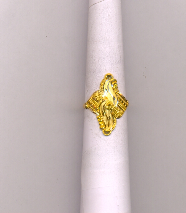 GOLD RING LADIES PLAIN FANCY
