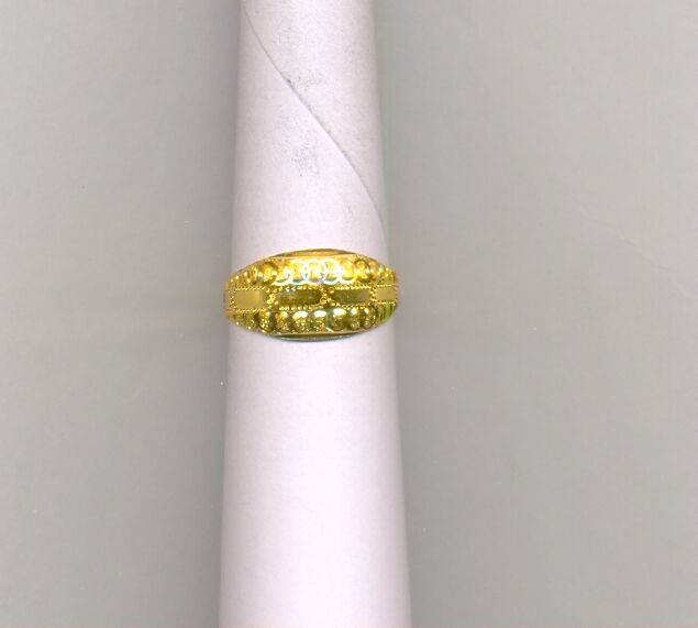 GOLD RING LADIES PLAIN FANCY